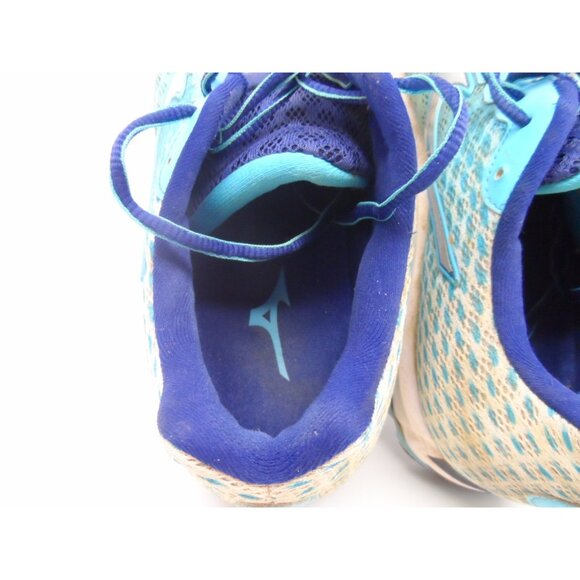 Mizuno Women's Wave Rider 18 Running Shoe Blue Atoll/Silver/BlueDepths Size 10.5 - Picture 6 of 7